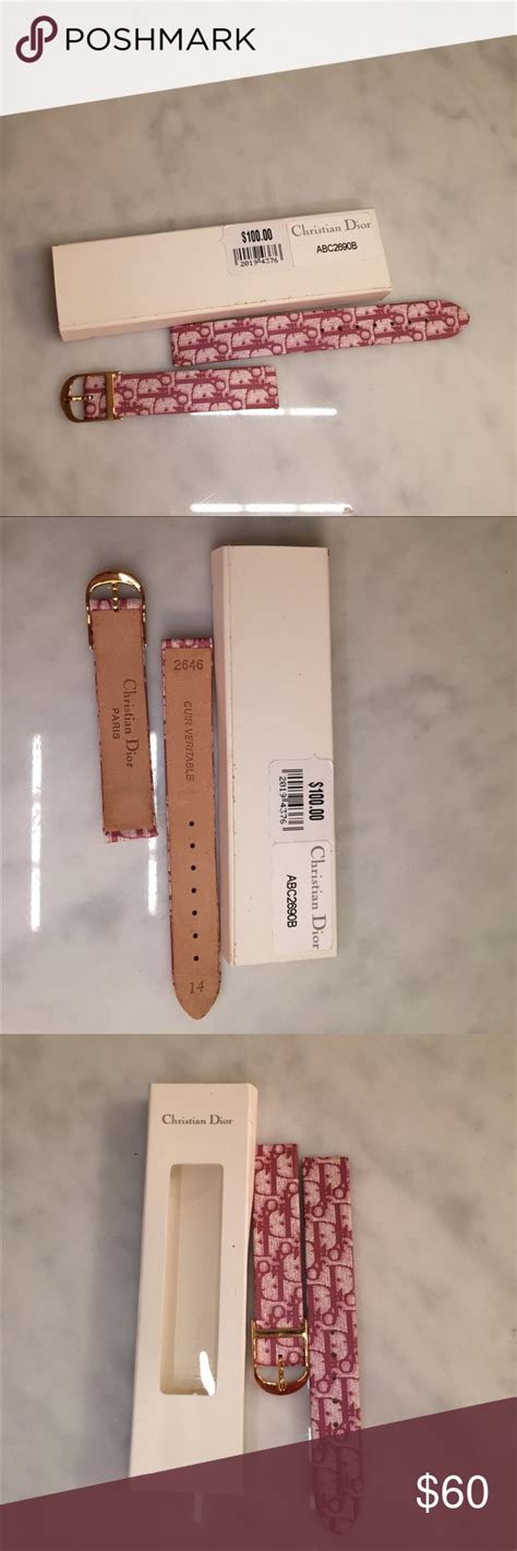 strap dior price|christian Dior watch strap.